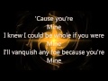 Disturbed you're Mine Lyrics