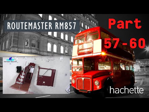 Hachette Routemaster RM857 Londonbus Part 57 - 60 - Removal of the rear section and the staircase!
