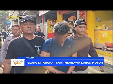 POLSEK METRO TANAH ABANG AMANKAN PELAKU CURANMOR DARI AMUKAN WARGA