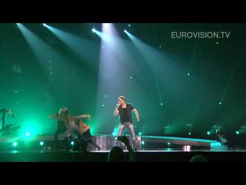 Gjoko Taneski's first rehearsal (impression) at the 2010 Eurovision Song Contest