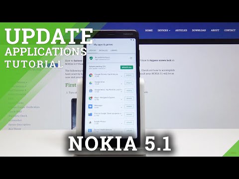 How to Update Applications in NOKIA 5.1 - Download New App Versions
