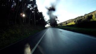 preview picture of video 'Kawasaki GTR1400 & GoPro N263 IC1-Odemira_21-01-2012'