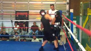 13 year old Ivan Zarate sparring with Brandon Lee