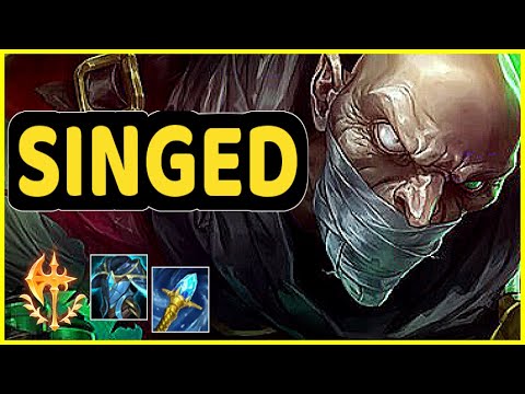 SINGED VS TRYNDAMERE TOP GAMEPLAY