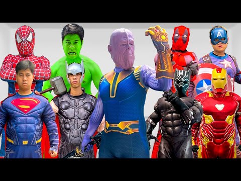 Superheroes Play Hide And Seek !