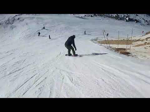 Another run skiing Saddle Bowl Mammoth Mountain opening weekend 11/11/17