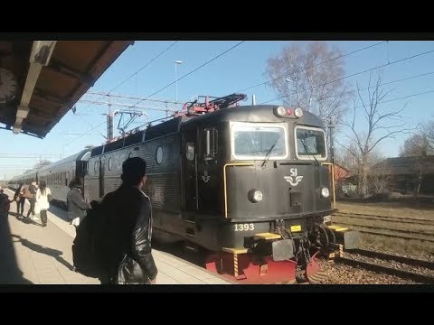 A Train from Enköping to Stockholm 2018 Spring