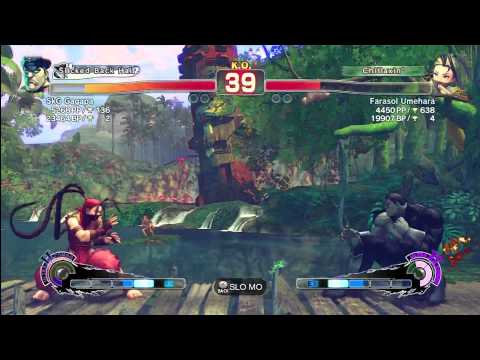 SkG Gagapa [Bison] vs Farasol Umehara [Ibuki] SSF4 Arcade Edition
