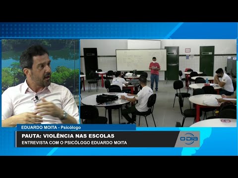 O psicólogo Eduardo Moita aborda questão da violência nas escolas 20 04 2023