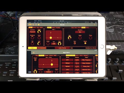 MELA Synth & FX - AUv3 - Demo for the iPad - Live