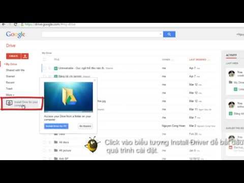 Cách sử dụng Google Drive để lưu & chia sẻ file