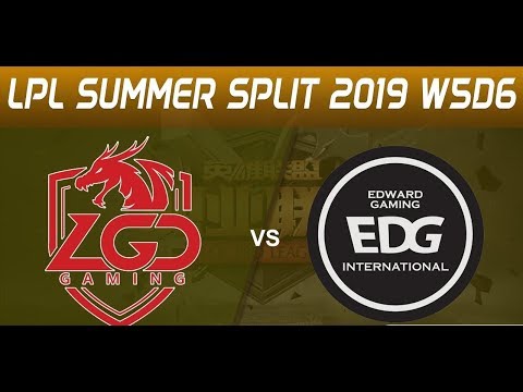 LGD Gaming vs Edward Gaming | LPL Summer 2019 W5G2 | FULL GAME