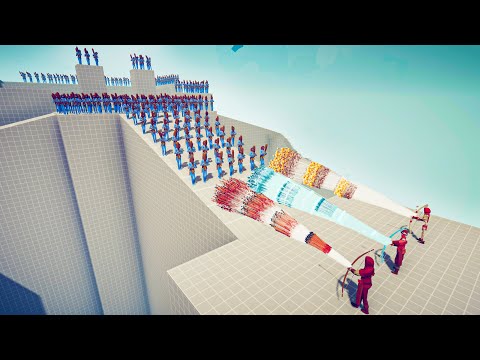 3x ARCHER GOD vs 100x UNITS - Totally Accurate Battle Simulator TABS