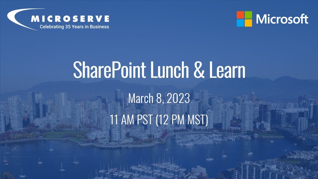 SharePoint Virtual Lunch & Learn
