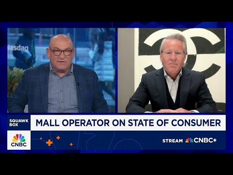 Scarcity of higher-end products is driving retail sales, says mall developer Nate Forbes