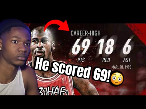 Michael Jordan Career High Highlights vs Cavaliers (1990.03.28) - 69pts! (HD 720p 60fps)