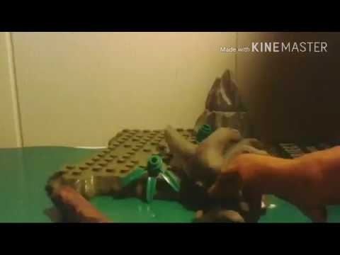 Prehistoric fight club: T-rex vs (sub adult)Spino remake