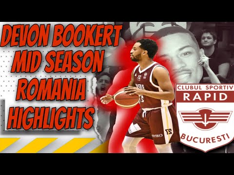 Devon Bookert MID SEASON ROMANIA HIGHLIGHTS (Rapid Bucuresti)