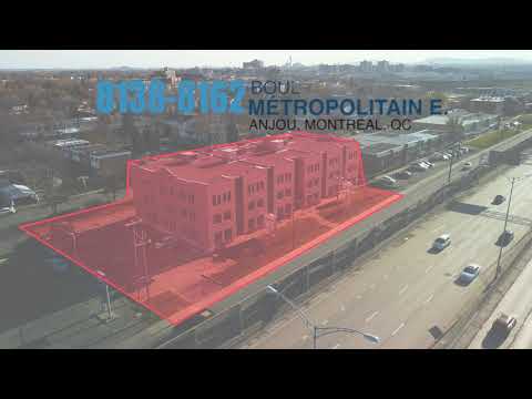 Premium Office Building for Sale | 39,930 SF | 8138-8162 Boul Metropolitain E., Anjou, Montreal