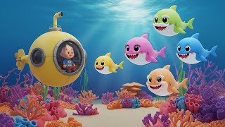 Learn Colors with SHARK FAMILY Song - Daddy, Mommy, Grandpa, Grandma, #babyshark