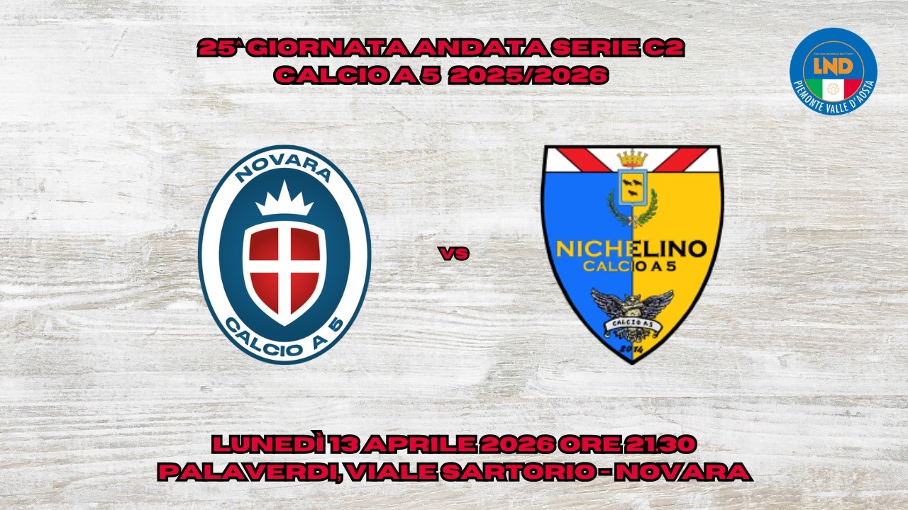 Novara C5 vs Aurora Nichelino