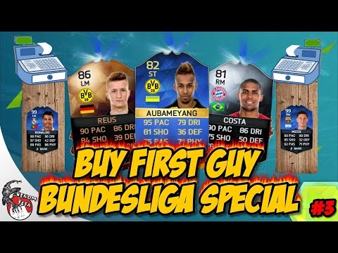 FIFA 16 - BUY FIRST GUY #3 BUNDESLIGA SPECIAL FT. REUS, AUBA & COSTA!! DIESER STURM!! [GER] {HD}