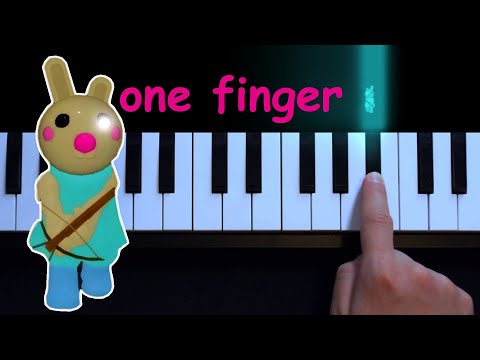 Roblox Piggy Bunny Theme Song Ending Theme One Finger Easy