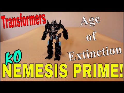 KO Transformers AoE Nemesis Prime (Black/Blue Version) - GotBot True Review NUMBER 255