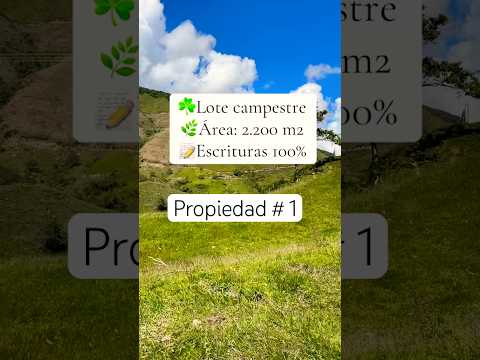 Lote campestre en concepción Antioquía