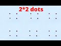 chinna muggulu 2*2 dots/simple rangoli designs/kolam for beginners/small muggulu/sukravaram muggulu
