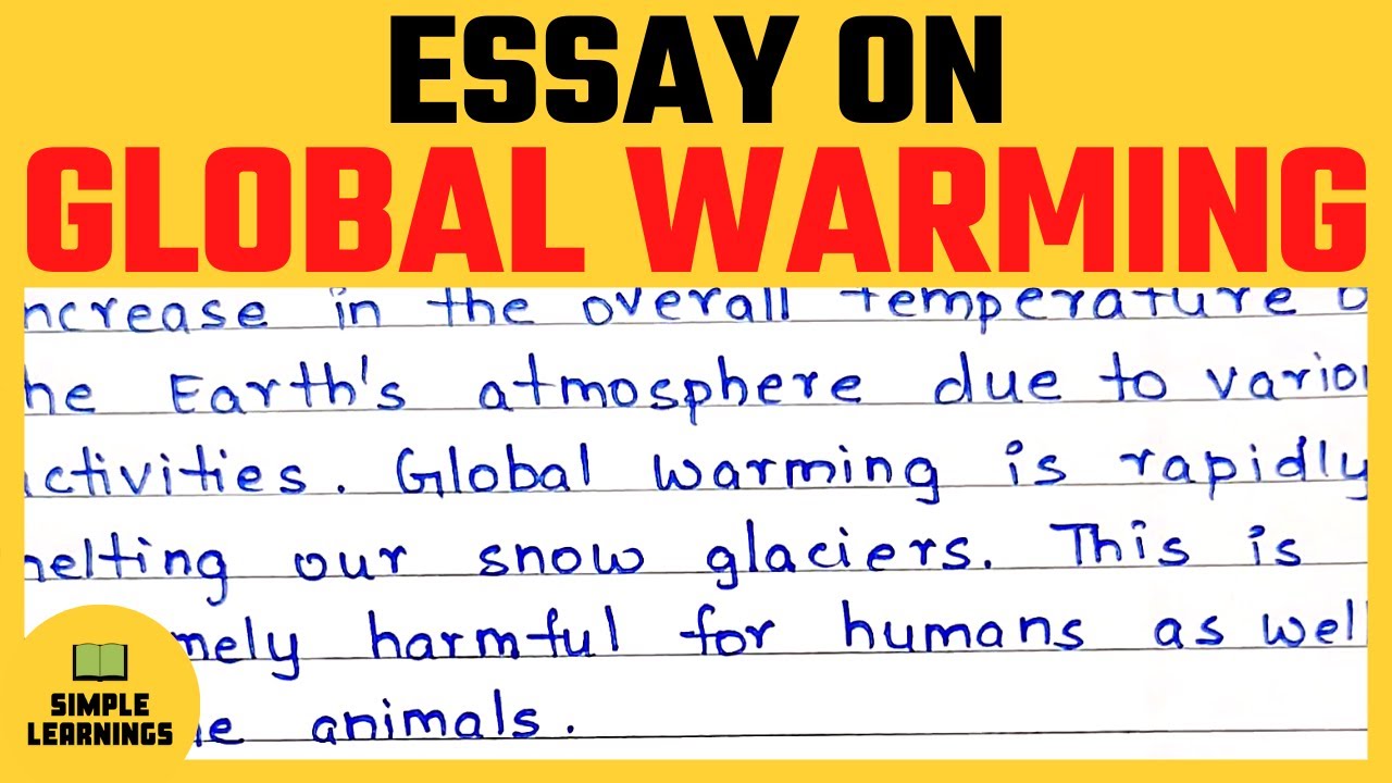 Global Warming Essay In English (500 Words) | Causes and Effects of Global Warming essay  500 words