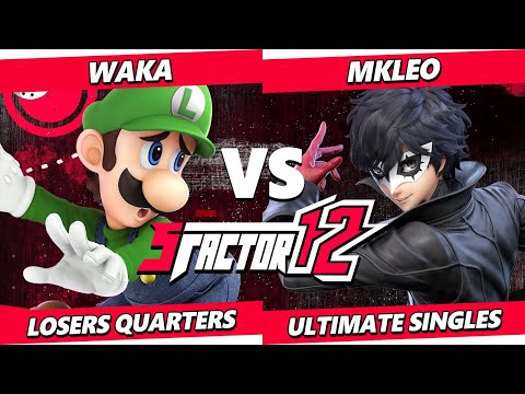 S Factor 12 TOP 8 - WaKa (Luigi) Vs. MkLeo (Joker) Smash Ultimate - SSBU