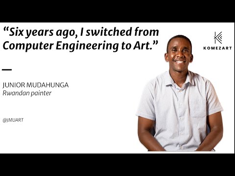 Meet Junior Mudahunga - Participant in #SprintArt Rwanda