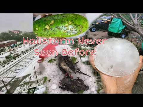 Never Seen Before Hailstorm in Manipur//Natural Disaster