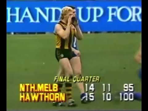 Hawthorn vs North Melbourne- Rd 11 1985 Highlights