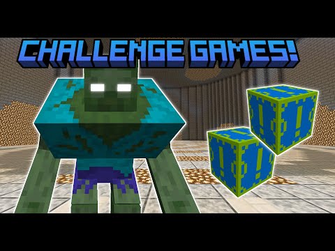 Minecraft: Mutant Zombie Challenge Games (Modded Minecraft Mini-Game)
