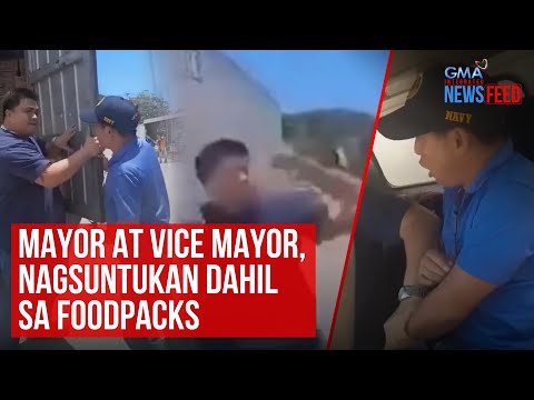 Mayor at Vice Mayor, nagsuntukan dahil sa foodpacks GMA Integrated Newsfeed