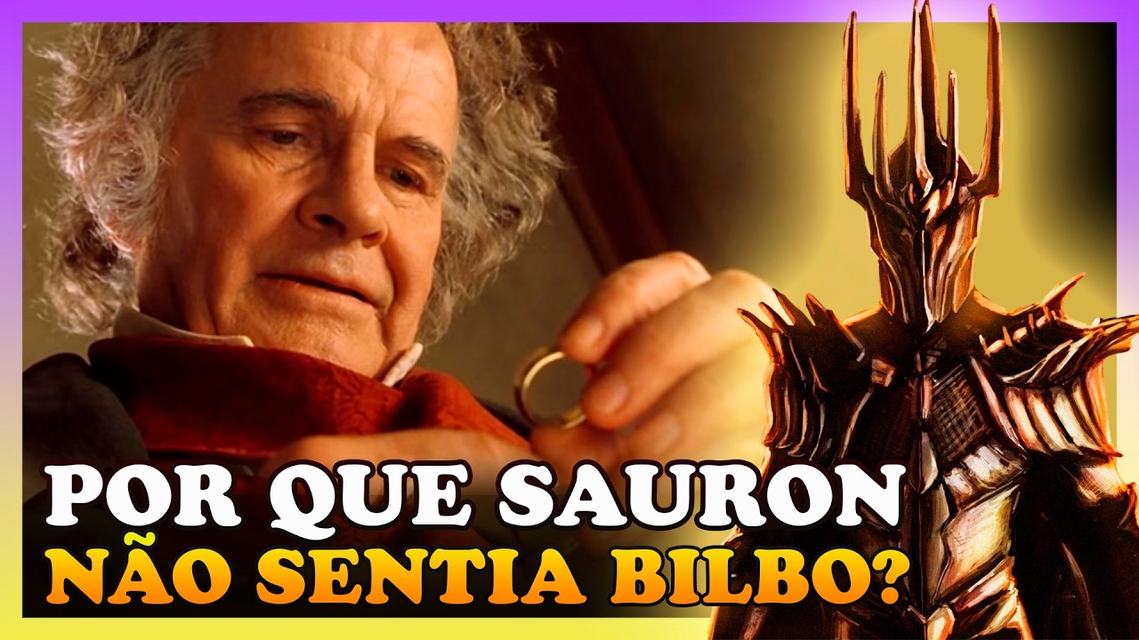 Por que Sauron não percebia quando Bilbo usava o Um Anel? #lotr