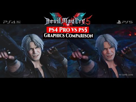Devil May Cry 5 PS5 vs PS4 Pro | Graphics Comparison | DMC5 PS4 vs PS5 | NV Game Zone