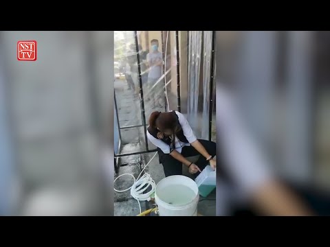 Penampang rolls out 'sanitising cabin' to protect market goers