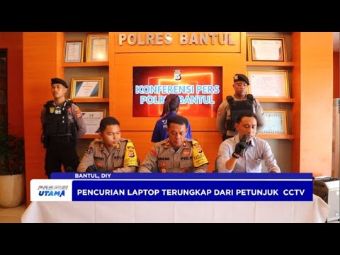 POLRES BANTUL TANGKAP WANITA PENCURI LAPTOP