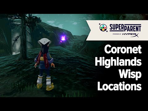 Pokemon Legends: Arceus Coronet Highlands Wisp Locations