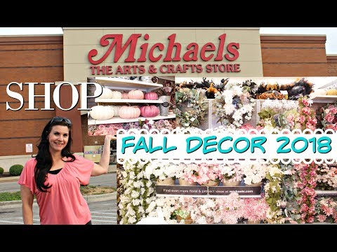 🍁FALL DECOR 2018 🍁 MICHAEL'S CRAFT STORE SHOP WITH ME