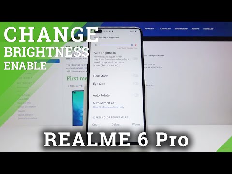 How to Enable Auto-Brightness in REALME 6 Pro – Adjust Screen Brightness