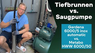 Tiefbrunnen- vs. Saugpumpe: Das musst du wissen - Gardena 6000/5 inox automatic im Praxistest