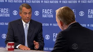 John Boehner talks resignation on &quot;Face the Nation&quot;