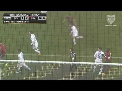 MNT vs. Slovenia: Clint Dempsey Goal - Nov. 15, 2011
