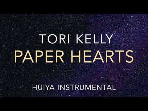 [Instrumental/karaoke] Tori kelly - paper hearts Piano ver. [+Lyrics]