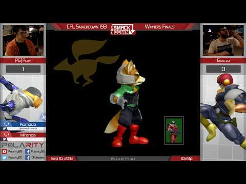 CFL Smackdown 193 Melee - PG Plup (Sheik) vs Gahtzu (Falcon) - Winners Finals