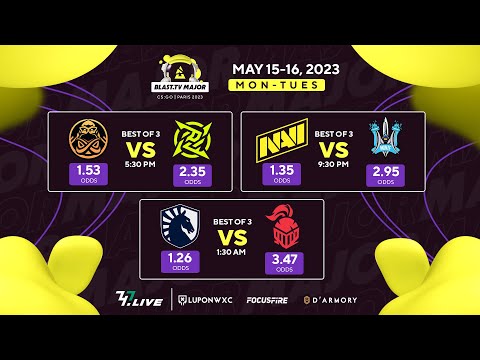 LIVE: BLAST.tv Paris Major 2023: Legends Stage Day 3 [ENG/FIL]